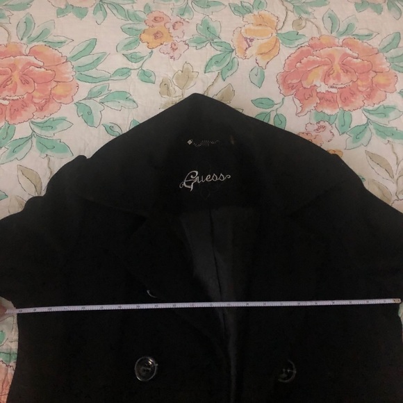 GUESS Wool Blend Trench Coat - Picture 3 of 3